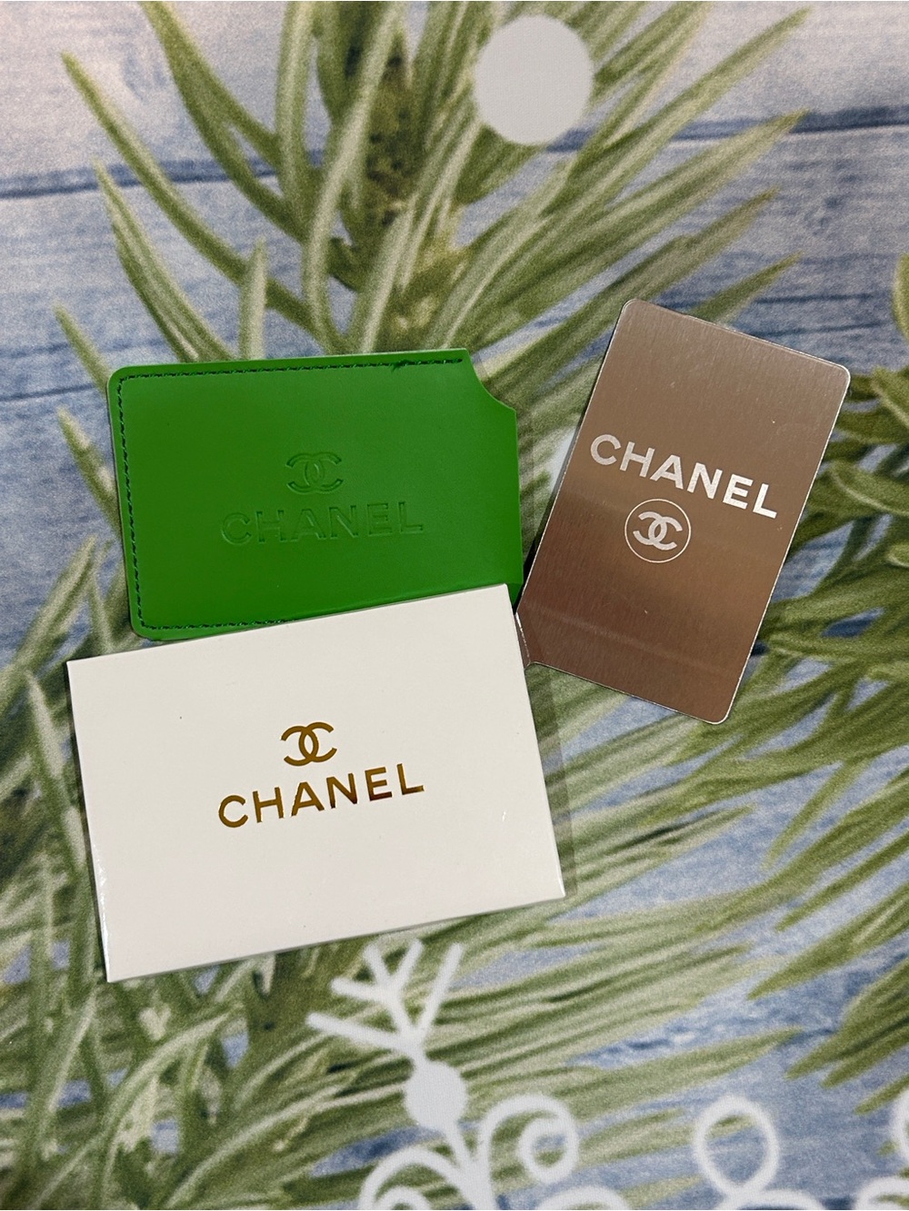 CHANEL Green Card Holder – Luxury Leather Card Sleeve